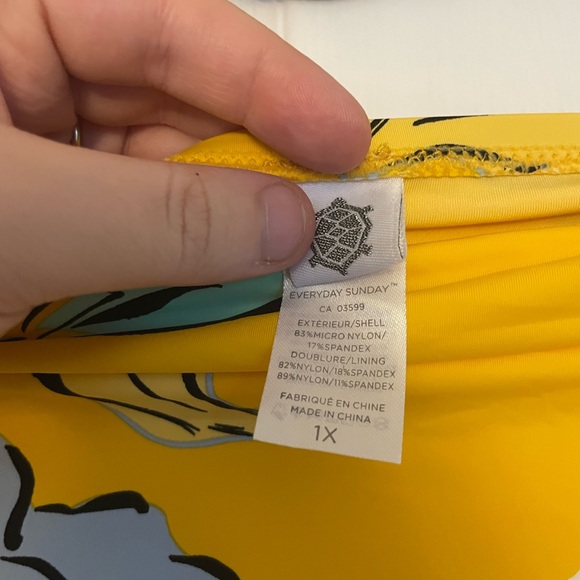 NWOT Everyday Sunday high waisted swim bottoms - Picture 2 of 2
